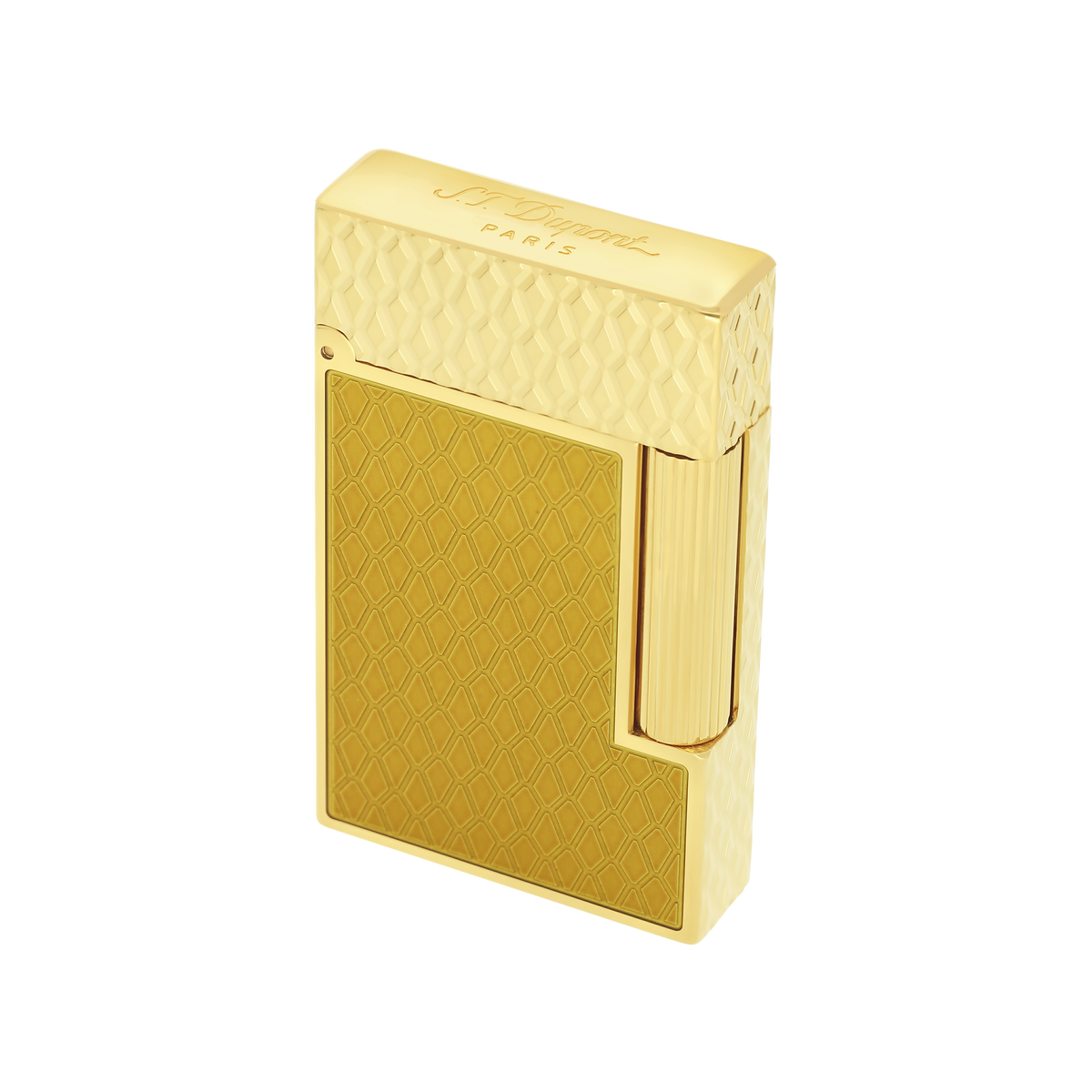S.T. Dupont Ligne 2 - Lighter Guilloche Honey Yellow Gold — view 5