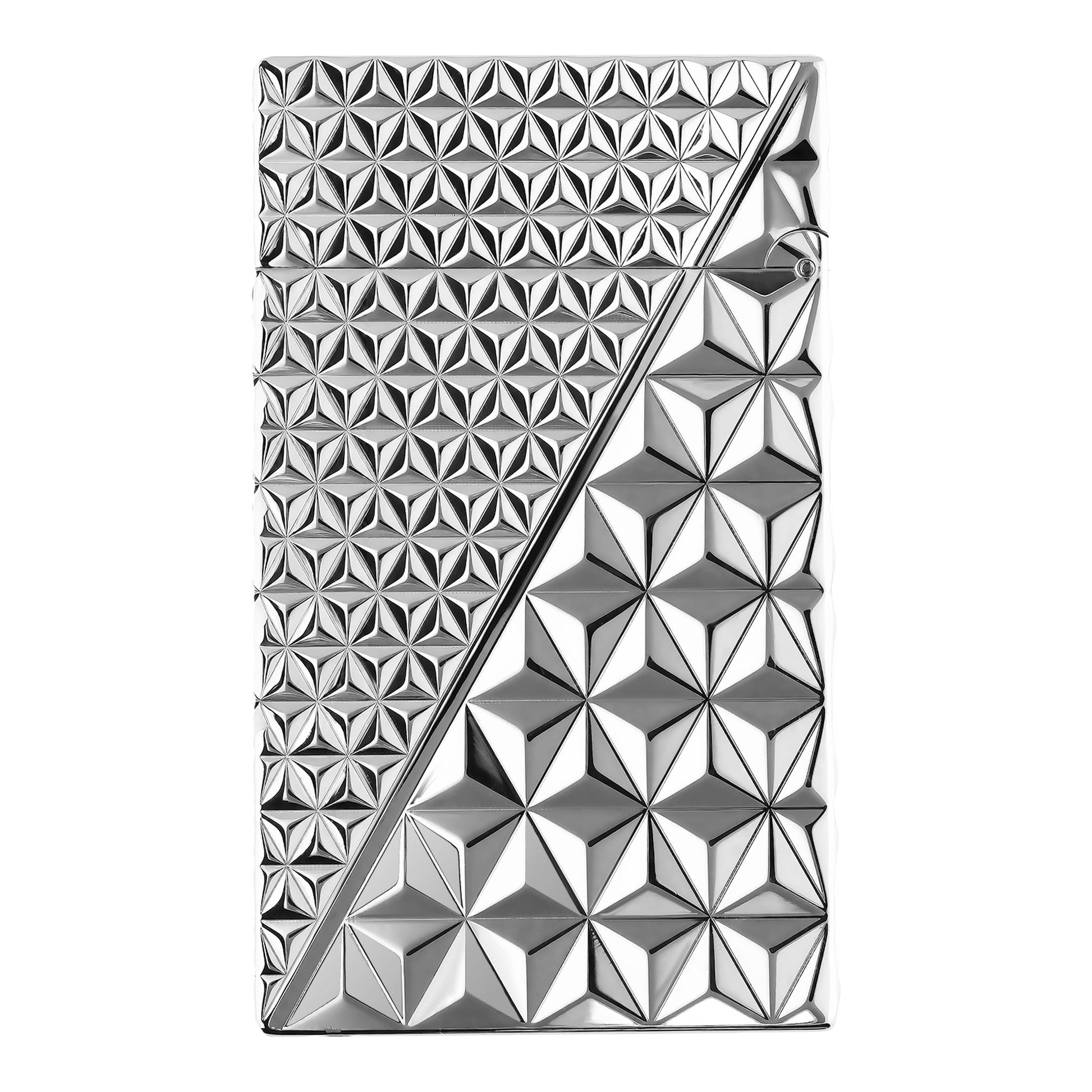 S.T. Dupont Ligne 2 - Double Fire X - Palladium — angle view