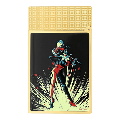 S.T. Dupont Ligne 2 - Lacquered Lighter DC Comics Gold — angle view