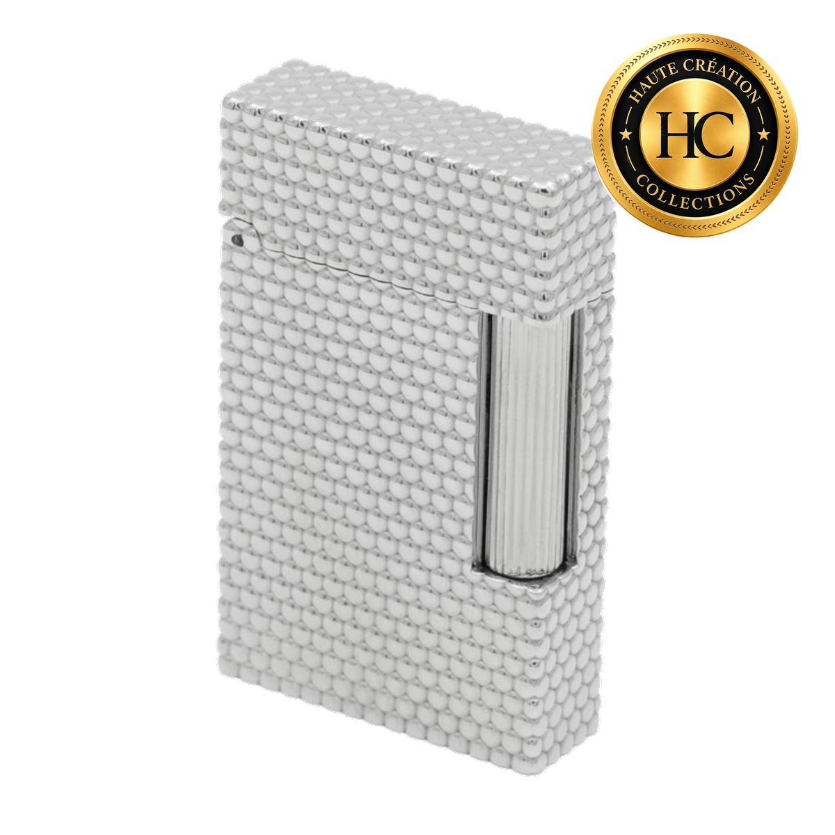 S.T. Dupont Ligne 2 Haute Création, Infinite Drop guilloché in solid 18-carat grey gold - ref C16951