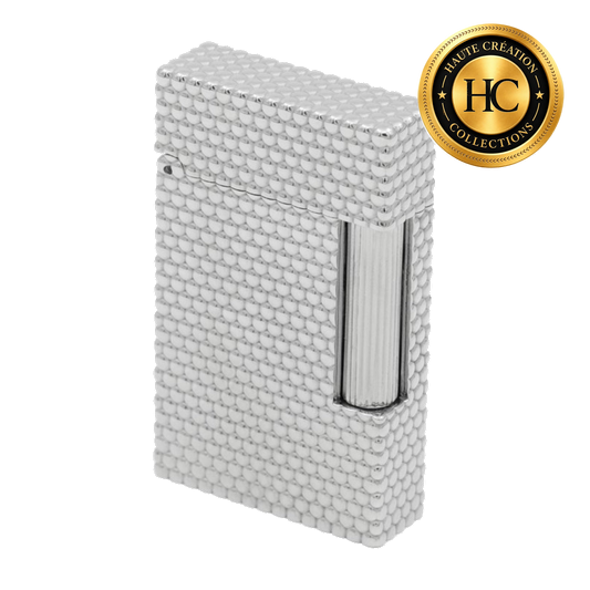 S.T. Dupont Ligne 2 Haute Création, Infinite Drop guilloché in solid 18-carat grey gold - ref C16951
