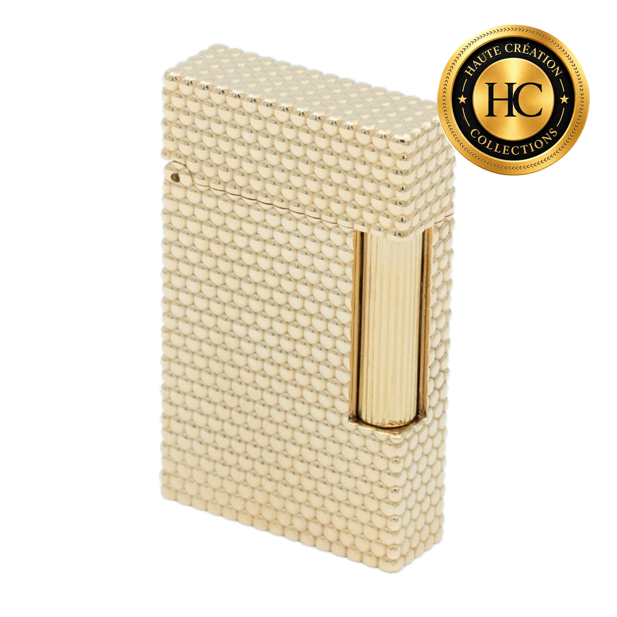 S.T. Dupont Ligne 2 Haute Création, Infinite Drop guilloché in solid 18-carat yellow gold - ref C16952