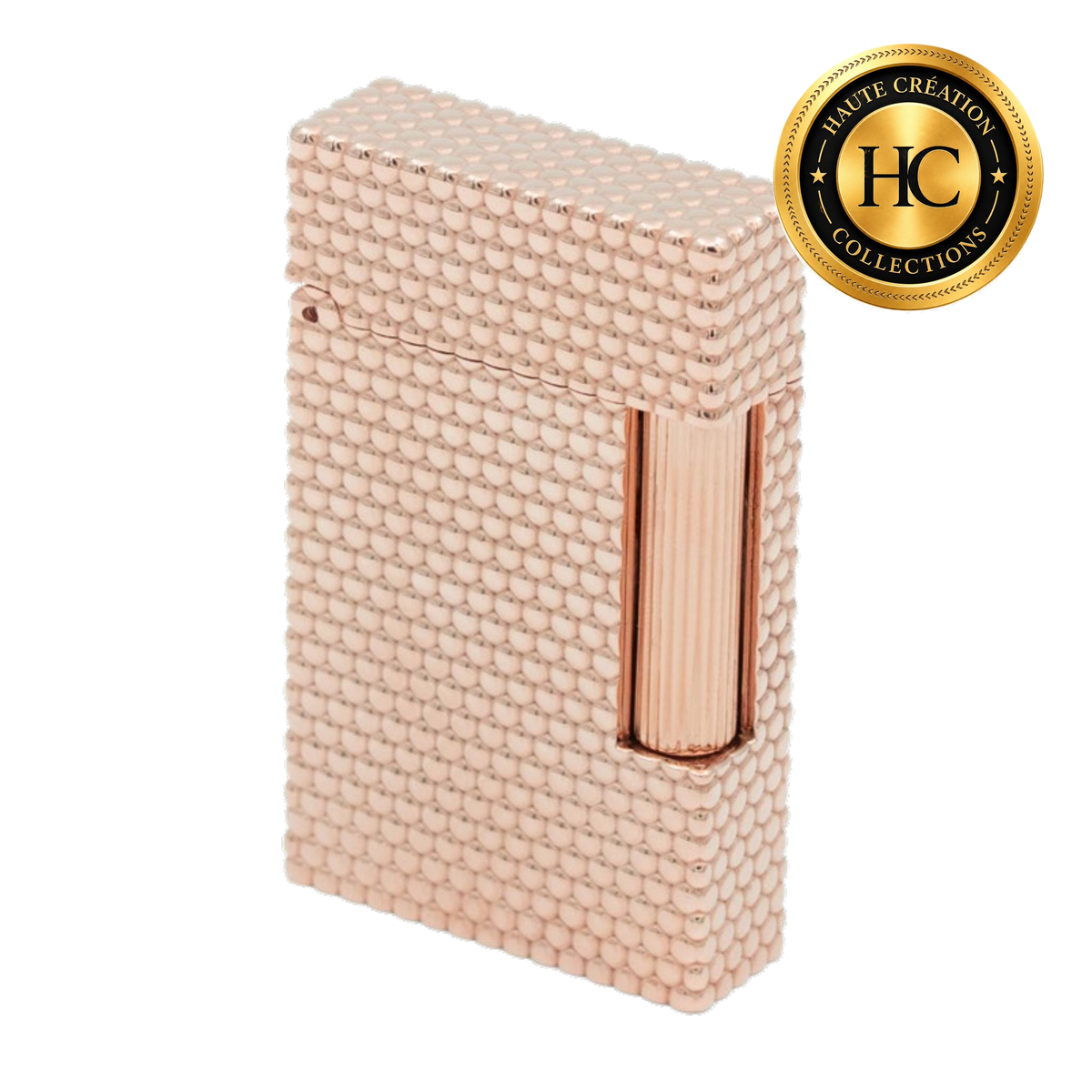 S.T. Dupont Ligne 2 Haute Création, Infinite Drop guilloché in solid 18-carat pink gold - ref C16953