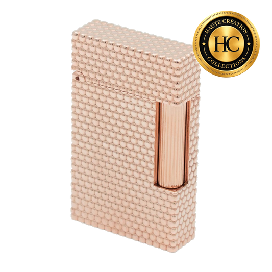 S.T. Dupont Ligne 2 Haute Création, Infinite Drop guilloché in solid 18-carat pink gold - ref C16953