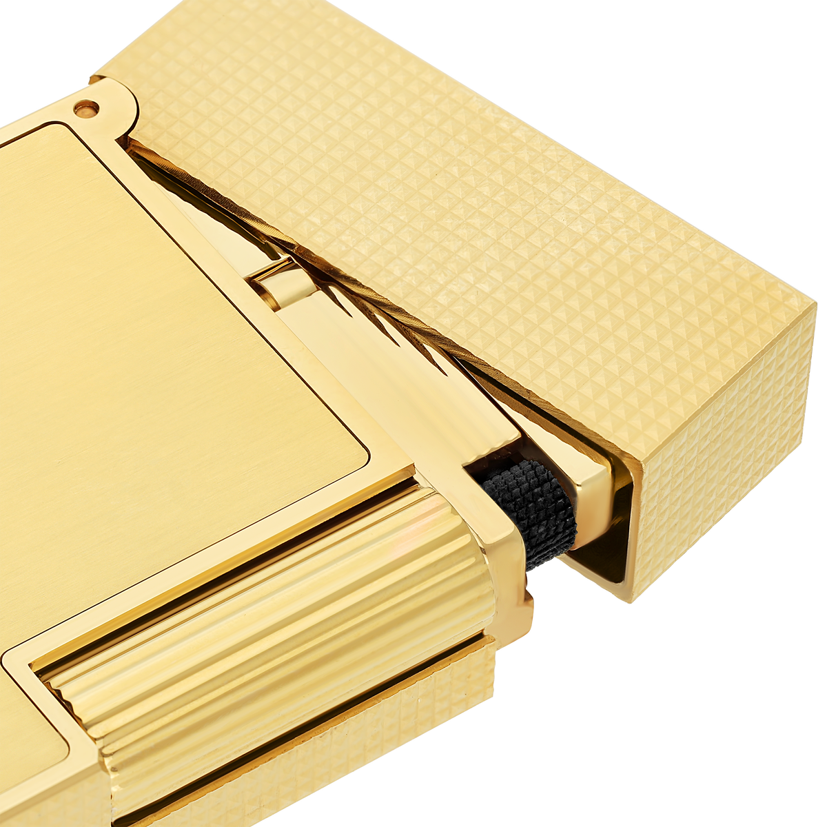 S.T. Dupont Lighter Pdd Yellow Gold Brushed — alternate view