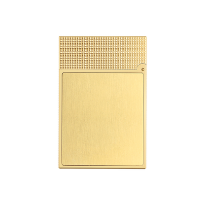 S.T. Dupont Lighter Pdd Yellow Gold Brushed — angle view