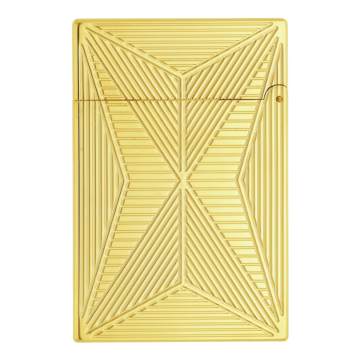 S.T. Dupont Ligne 2 Small - Fire X Yellow Gold — angle view