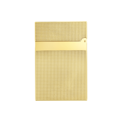 S.T. Dupont Lighter Microdiam Ygold — angle view