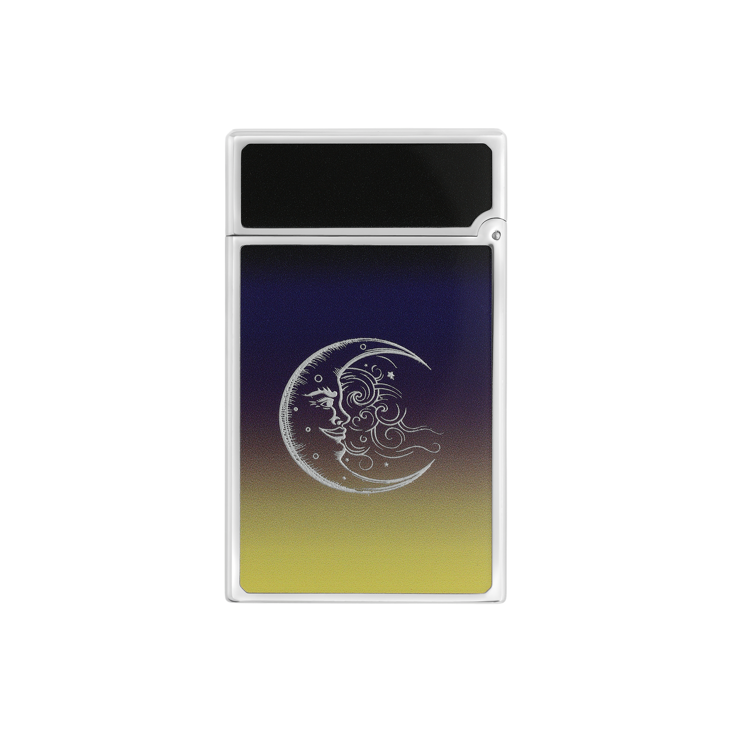 S.T. Dupont Lighter Le Grand Dupont La Nuit Palladium — angle view
