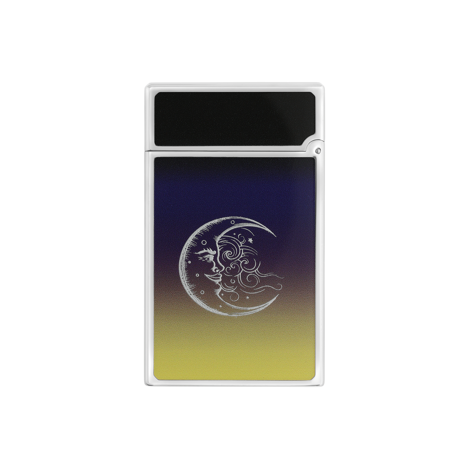 S.T. Dupont Lighter Le Grand Dupont La Nuit Palladium — angle view