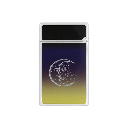 S.T. Dupont Lighter Le Grand Dupont La Nuit Palladium — angle view