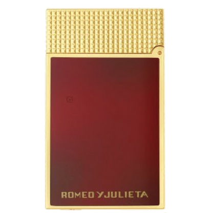 S.T. Dupont Romeo Y Julieta - Le Grand Dupont - Lacquered Lighter Burgundy — angle view