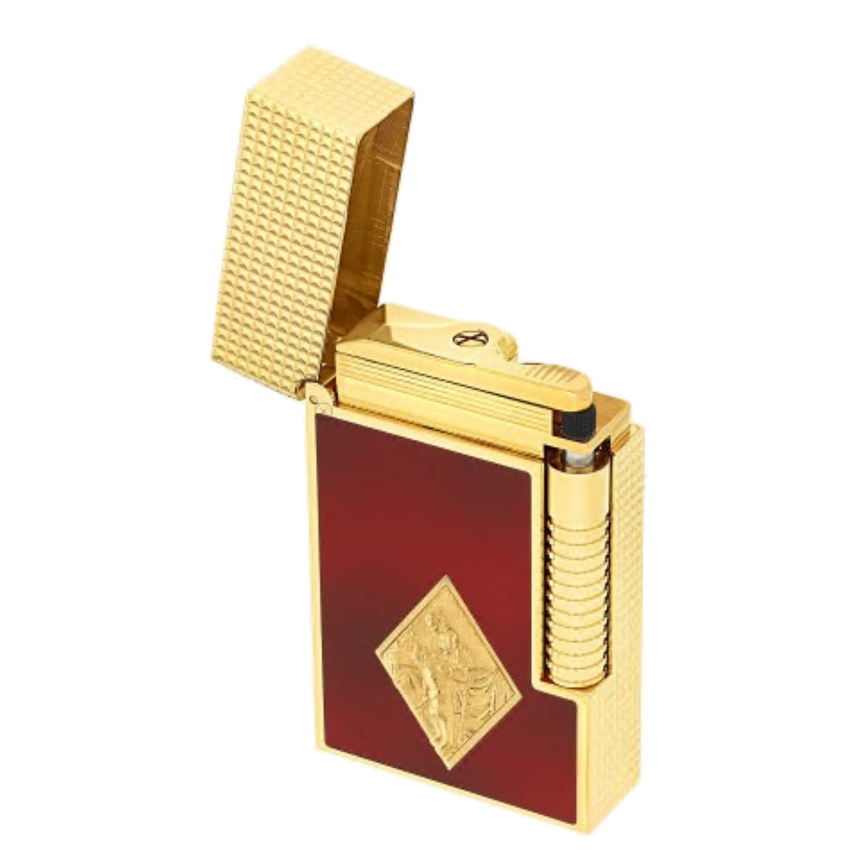 S.T. Dupont Romeo Y Julieta - Le Grand Dupont - Lacquered Lighter Burgundy — detail view