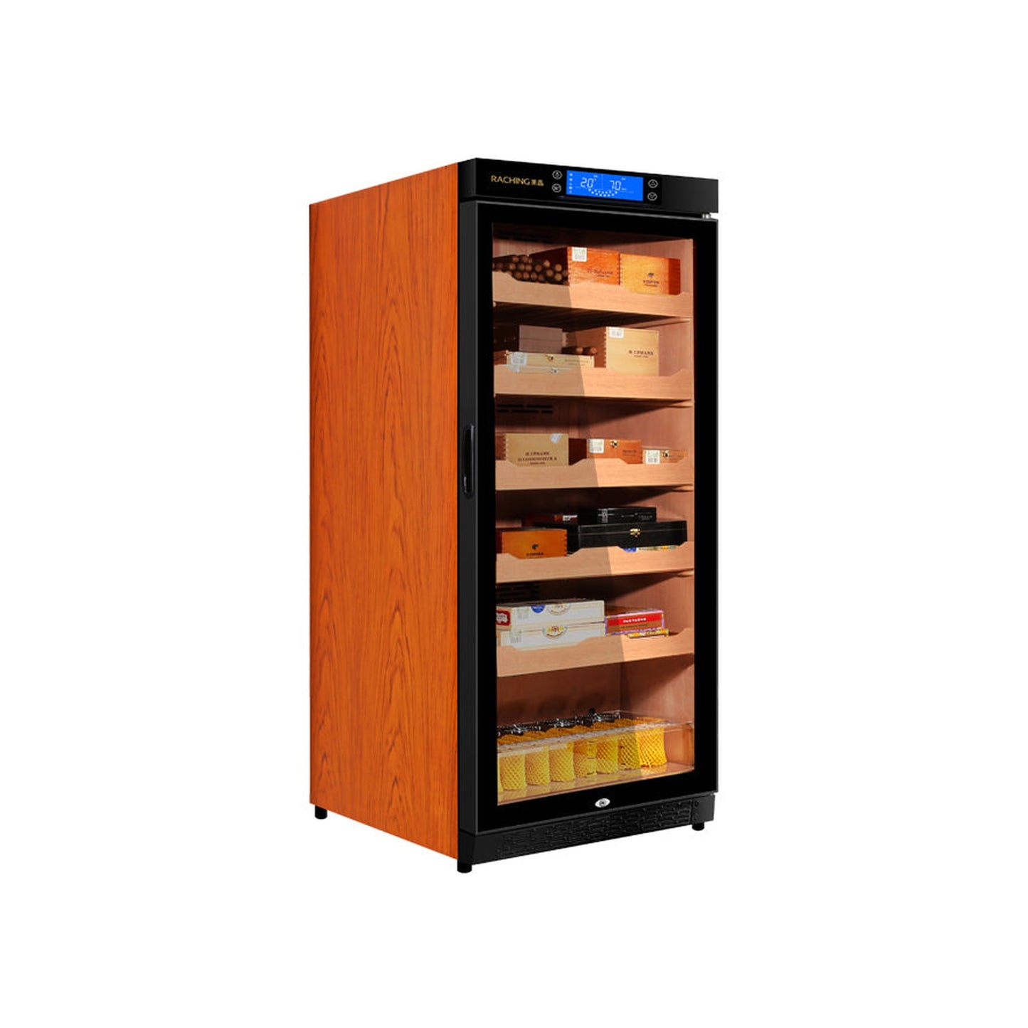 Raching MON C230 A climate controlled cigar cabinet - Oak Brown
