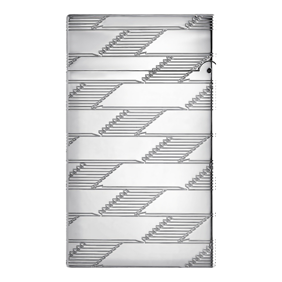 S.T. Dupont Le Grand Dupont - Guilloche Monogram 1872 - Palladium — angle view