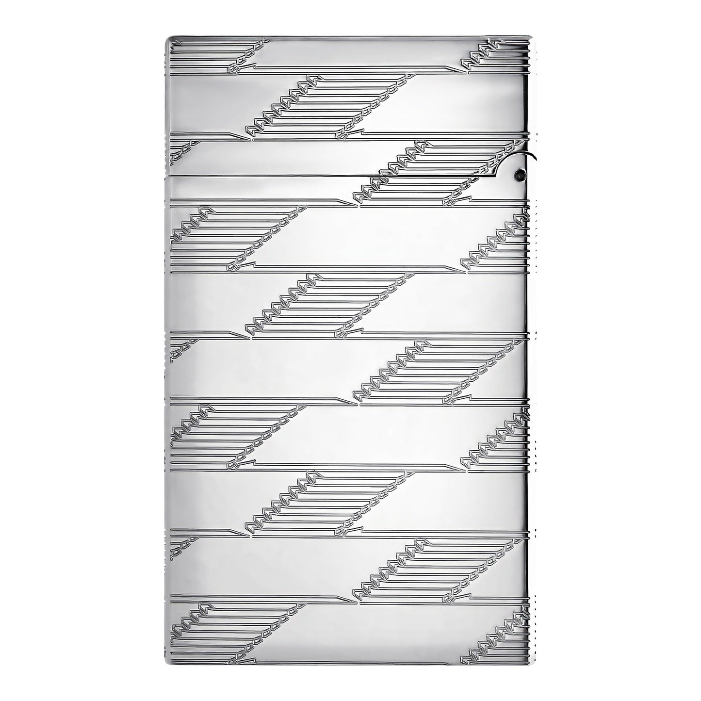 S.T. Dupont Le Grand Dupont - Guilloche Monogram 1872 - Palladium — angle view
