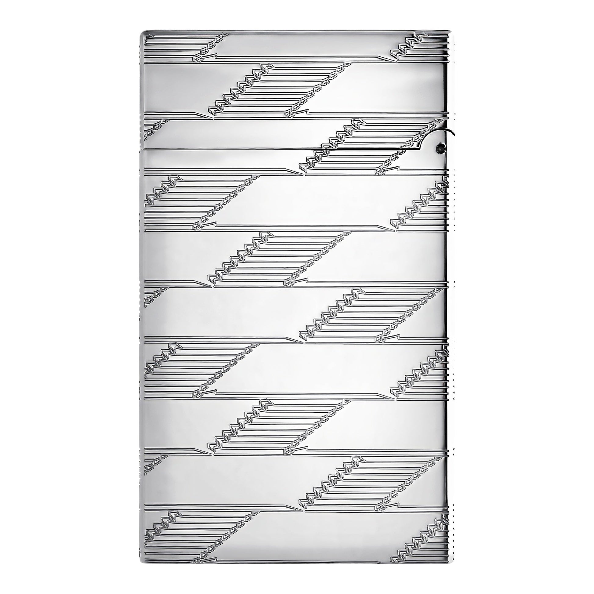 S.T. Dupont Le Grand Dupont - Guilloche Monogram 1872 - Palladium — angle view