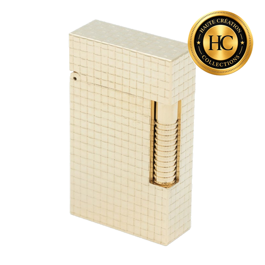 S.T. Dupont Le Grand Dupont Haute Création, Mosaic guilloché in solid 18-carat yellow gold - ref C23470