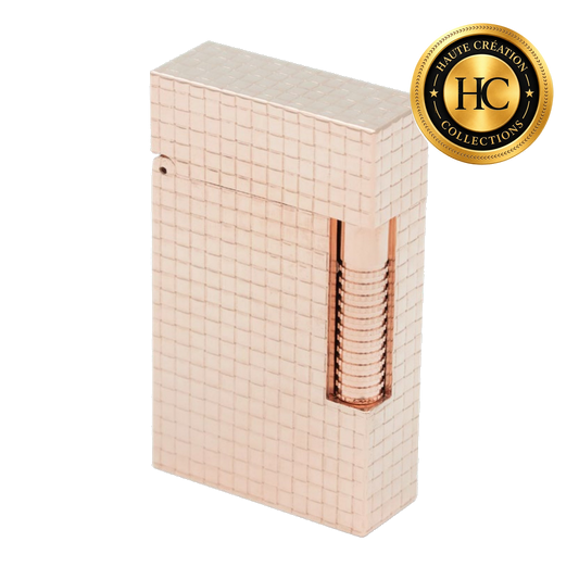 S.T. Dupont Le Grand Dupont Haute Création, Mosaic guilloché in solid 18-carat pink gold - ref C23472