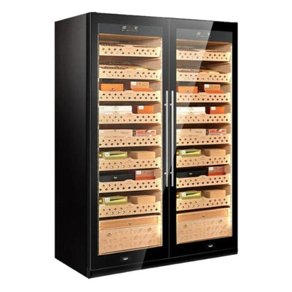 Raching SD 800 Double-Door Combine-Unit Cigar & Cigar Cabinet Series With Ammonia Removal — alternate view