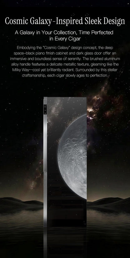 Cosmic galaxy inspired sleek design
