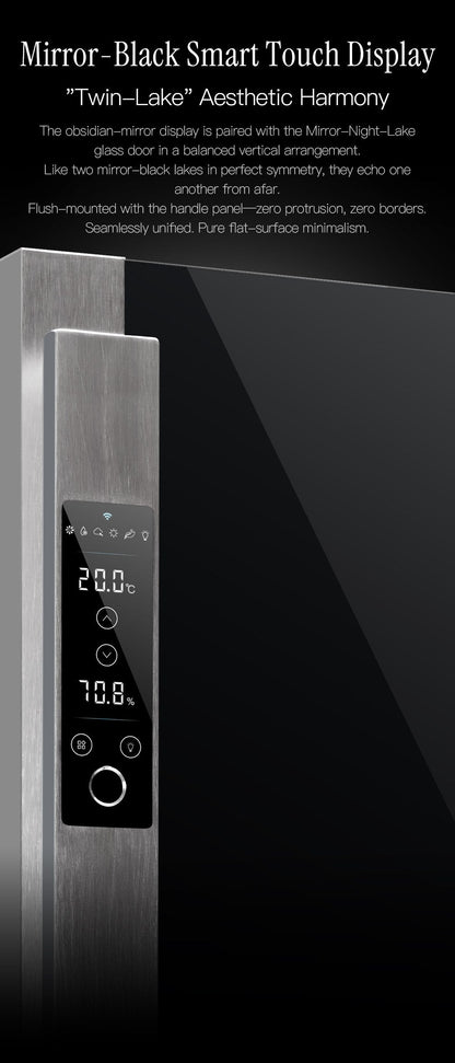 Mirror black smart touch display