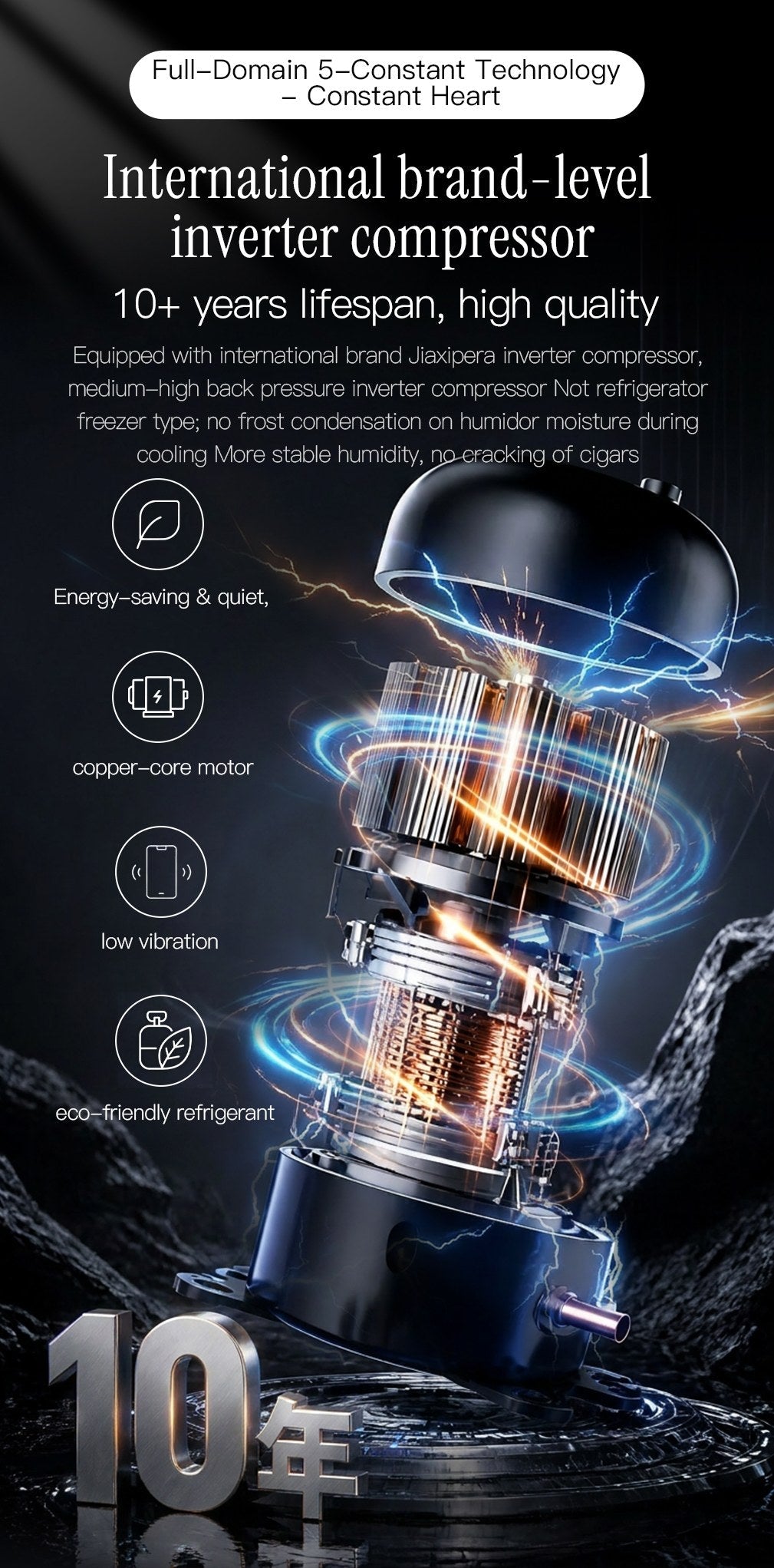 International brand level inverter compressor