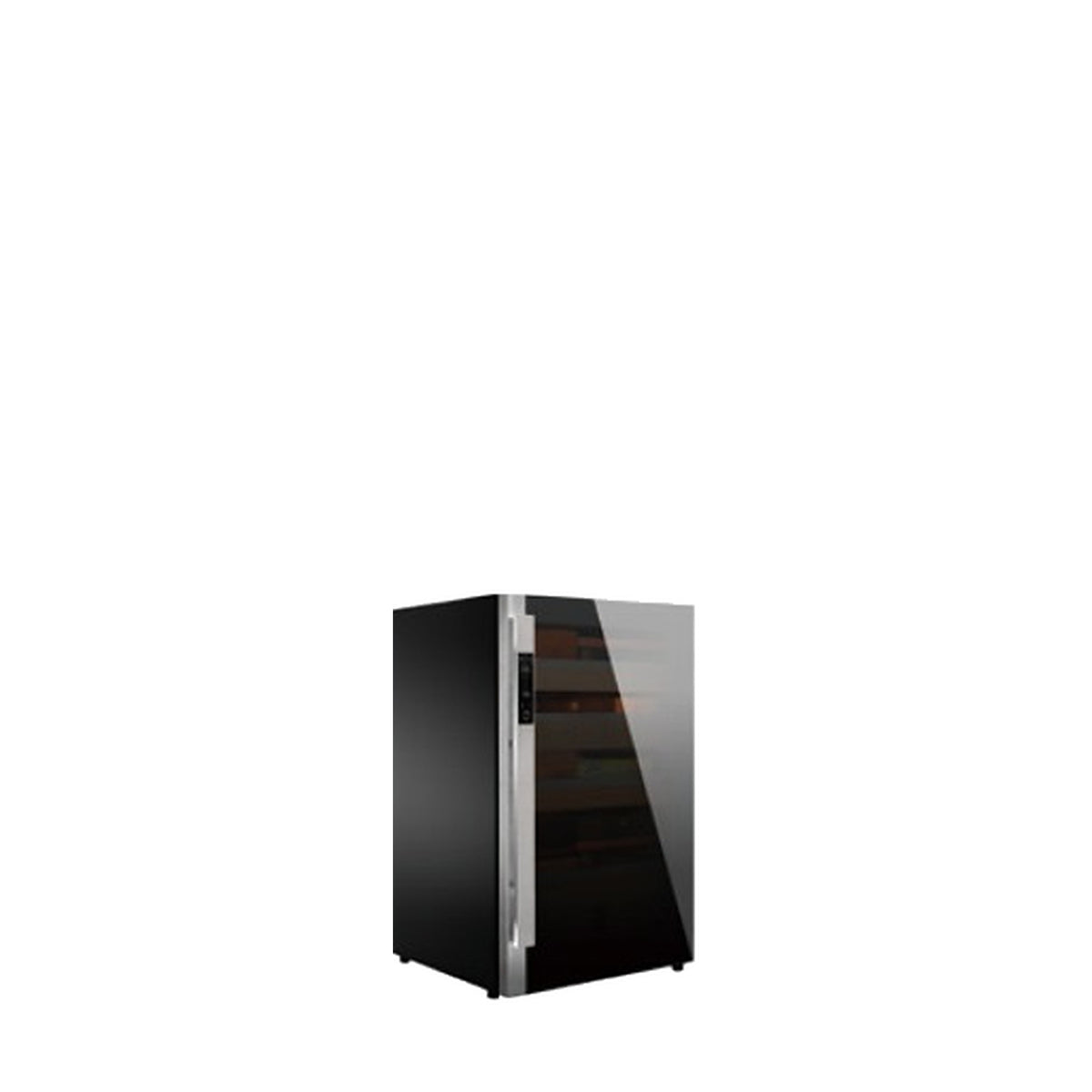 Raching DM50 Dark Matter cigar cabinet, 835 mm tall, 2 shelves and 2 drawers, Obsidian Black