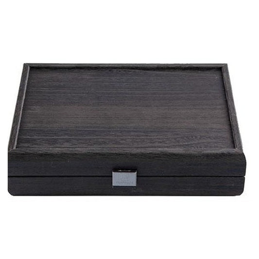 Manopoulos Dominoes In Wooden Case – Black