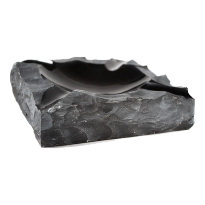 Ashtray Nero Belgio Marble - Hand Carved