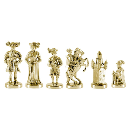 Manopoulos Medieval Knights Metal Chessmen – F12