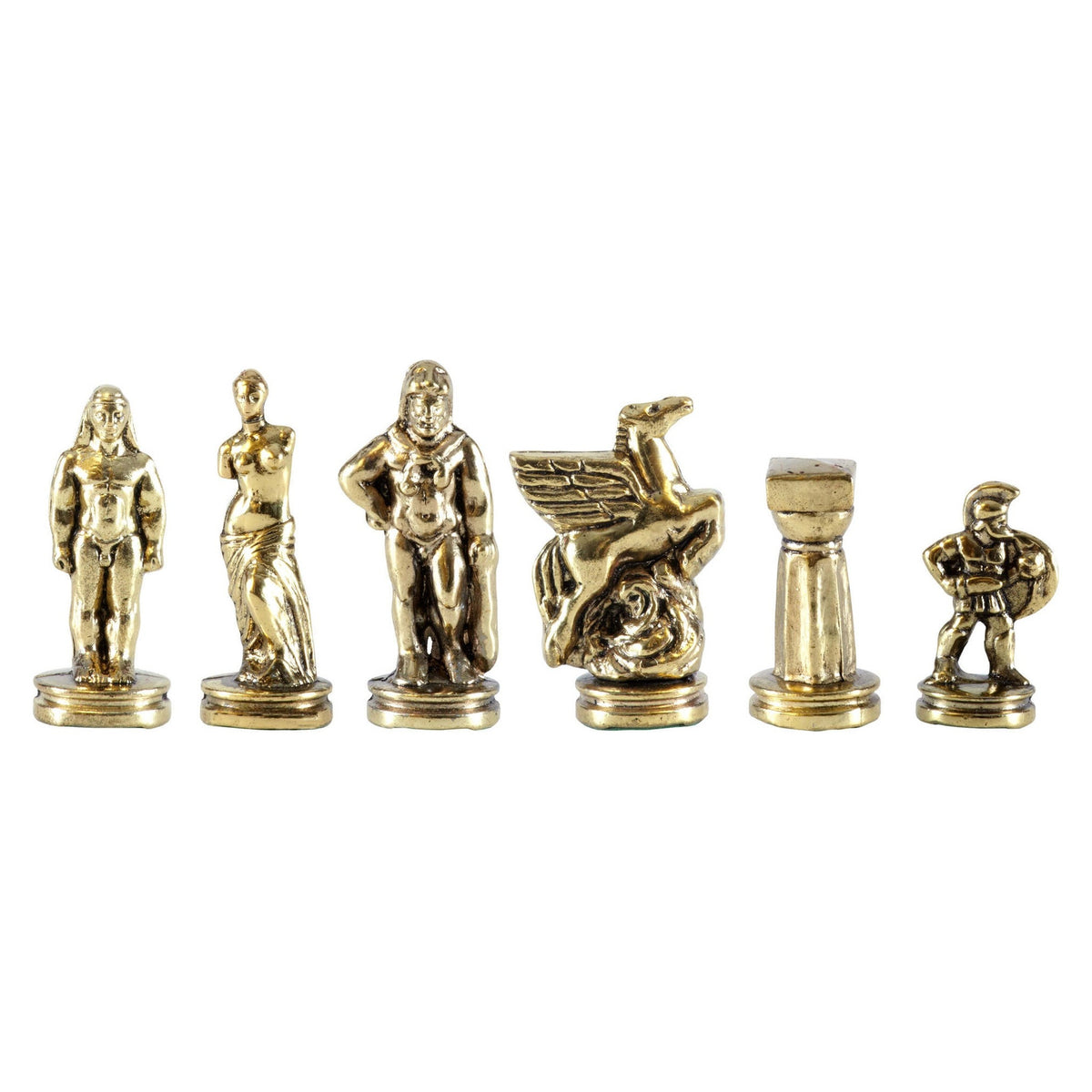 Manopoulos Spartan Warrior Metal Chessmen – F16