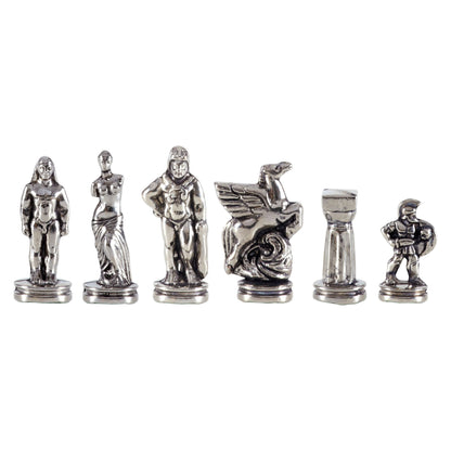 Manopoulos Spartan Warrior Metal Chessmen (3)