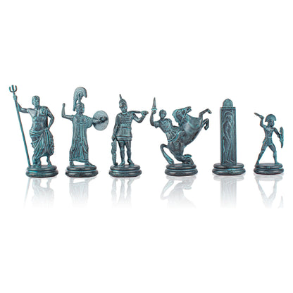 Manopoulos Greek Mythology Metal Chessmen – F19B