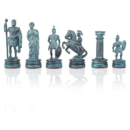 Manopoulos Greek Roman Period Metal Chessmen – F3B