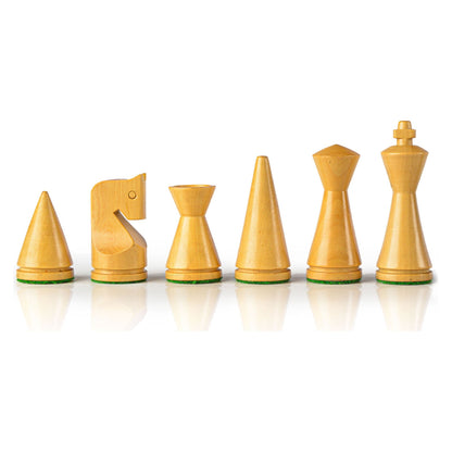 Manopoulos Modern Style Wooden Chessmen – F40