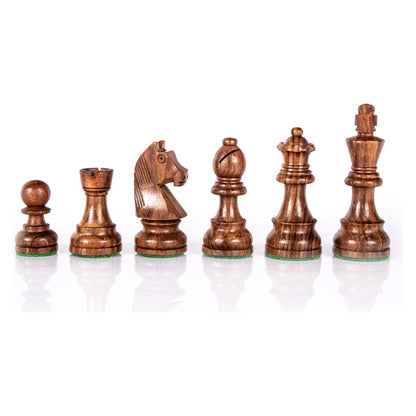Manopoulos Staunton Wooden Weighted Chessmen – F43B