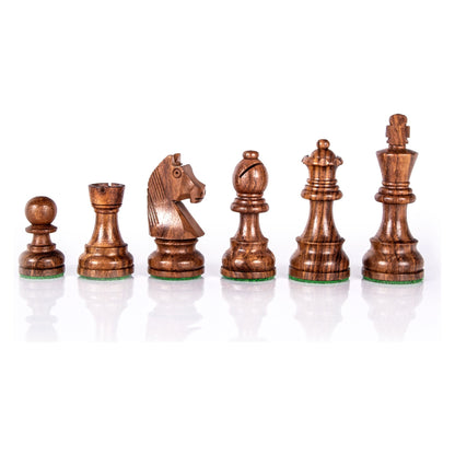 Manopoulos Staunton Wooden Weighted Chessmen – F44B