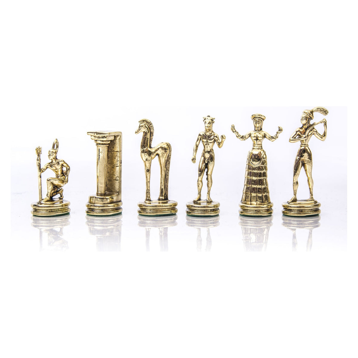 Manopoulos Minoan Warrior Metal Chessmen (2)
