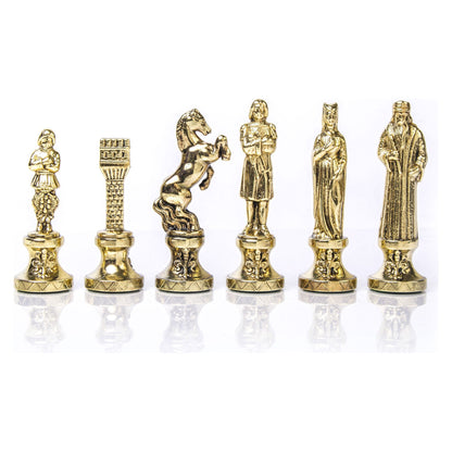 Manopoulos Renaissance Metal Chessmen – F9