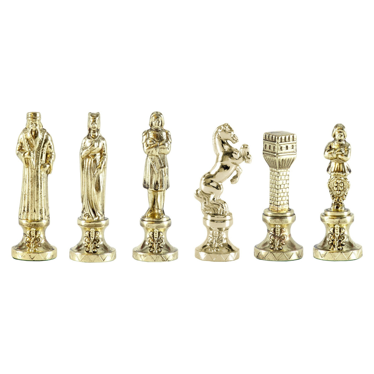 Manopoulos Renaissance Metal Chessmen – F9C