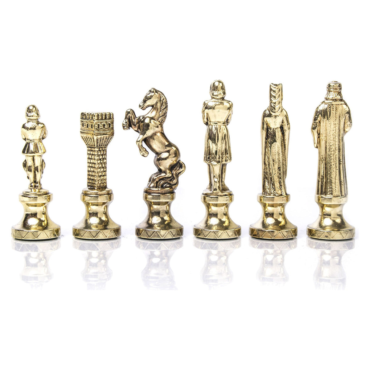 Manopoulos Renaissance Metal Chessmen (5)