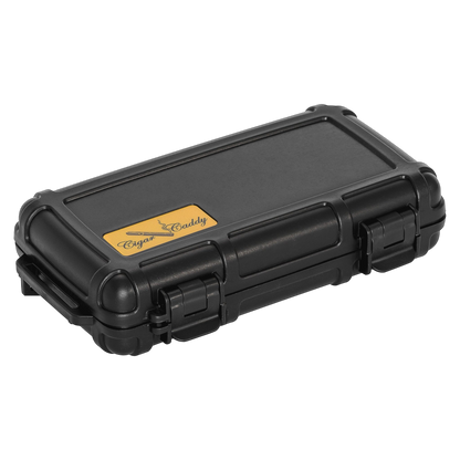 Cigar Caddy 5 cigares — vue de trois quarts