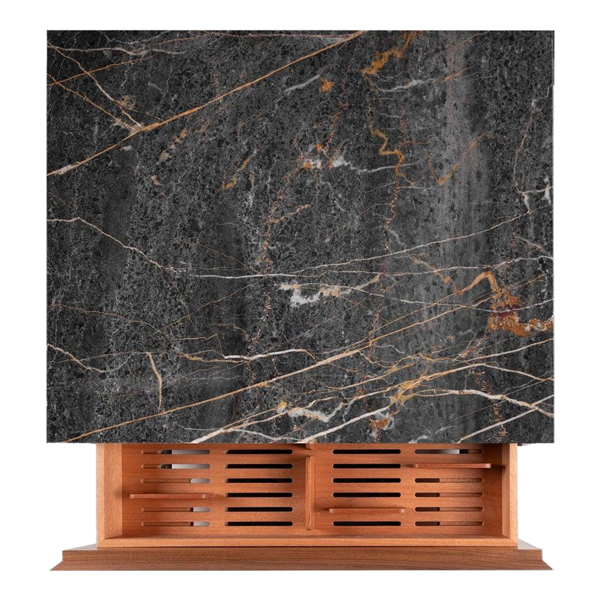 Humidor Nero Portoro Oro For Bar Cabinet - Made To Order