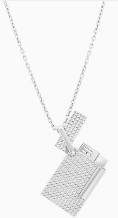 LIGHTER NECKLACE - CHROME