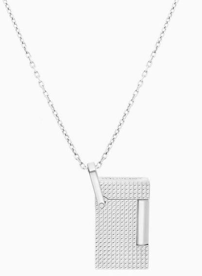 LIGHTER NECKLACE - CHROME