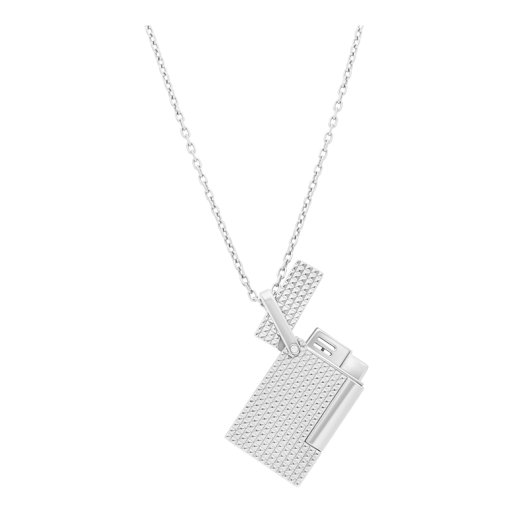 S.T. Dupont Lighter Necklace - Chrome