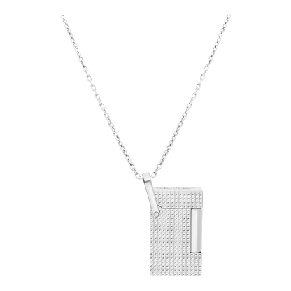 S.T. Dupont Lighter Necklace - Chrome — detail view