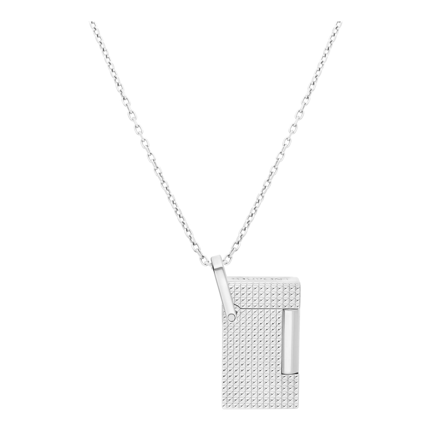 S.T. Dupont Lighter Necklace - Chrome — detail view