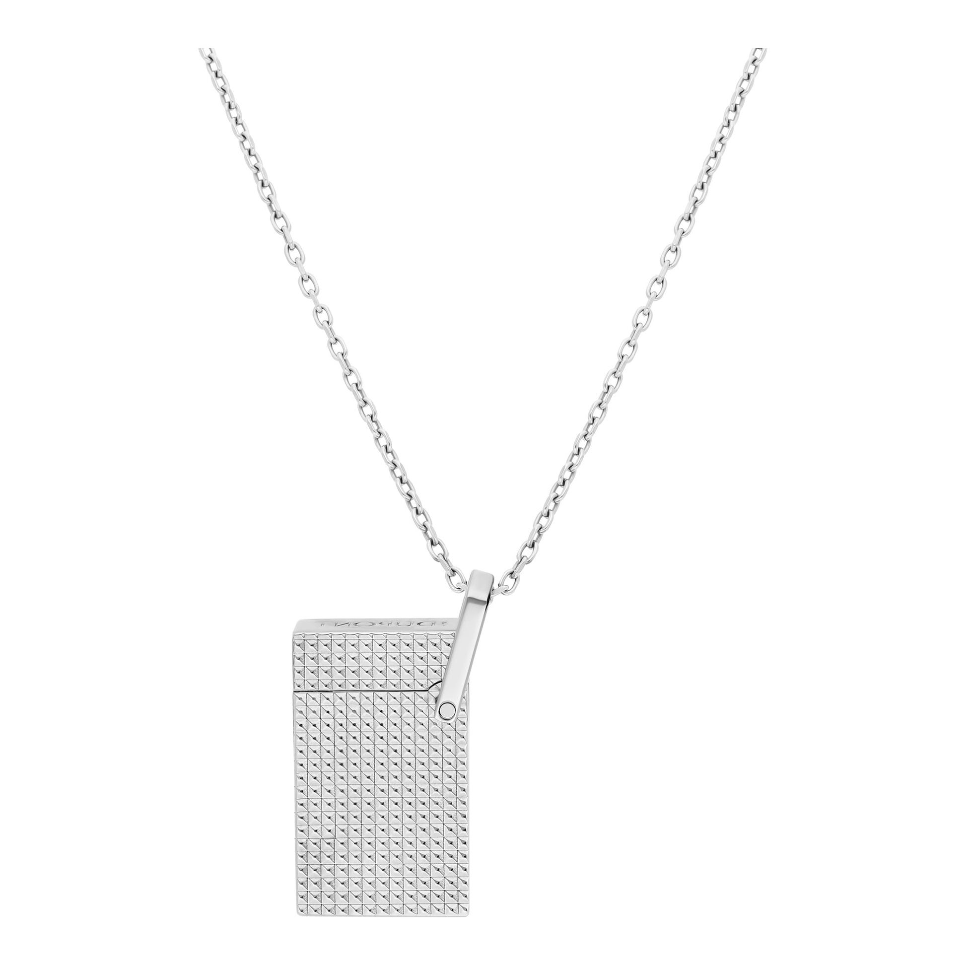 S.T. Dupont Lighter Necklace - Chrome — view 5